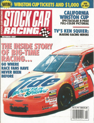 STOCK CAR RACING 1997 OCT - Ken Squier, Stuhler, Hoetzler, Brown, Smith, Gore